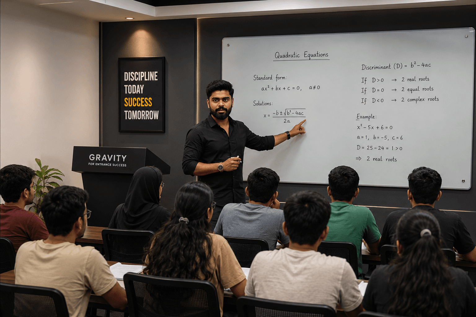 Expert faculty at Gravity Entrance Coaching Centre